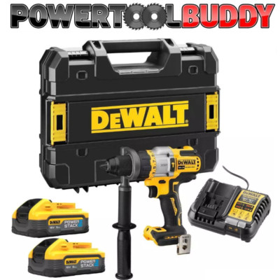 DeWalt DCD999H2T-GB 18 V 2 x 5,0 Ah bürstenloses 3 Geschwindigkeiten Bohrhammer-Set