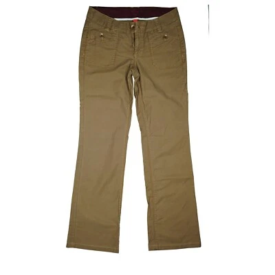 ESPRIT Damen Jeans Hose stretch Cargo Regular straight low Gr 36 S W28 L32 Braun - Bild 1 von 4