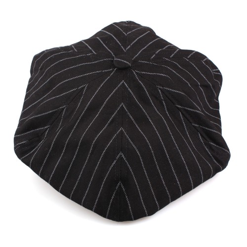 Traje unisex para hombre y mujer a rayas panadero niño taxista gorra plana sombreros de periódico - Imagen 6 de 8
