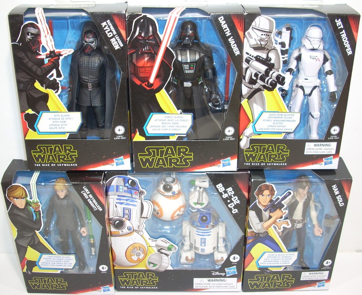 Star Wars Rise of Skywalker ACTION FIGURE (Lot of 6) New Galaxy of