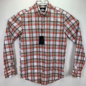 hugo boss plaid shirt