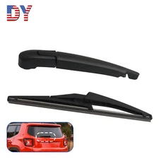 Set of 2 Rear Wiper Blade Insert & Arm Fit for Jeep Renegade 68256590AA