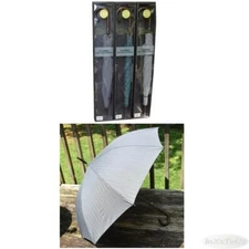 50" Auto Open Classic Italian Wood Stick Umbrella NIB Choose Pattern