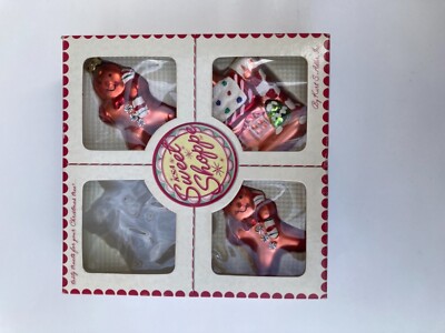Kurt Adler KSA Sweet Shoppe Ornaments 2 Ginger Bread Men & 1 House