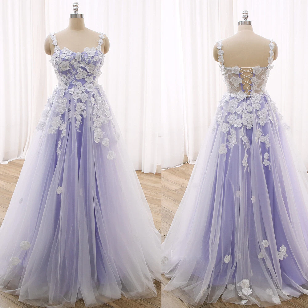 Ivory and purple wedding dress cheap