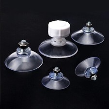 32mm 40mm 44mm 48mm Clear Suction Cups Thumb Tack Screw Rubber Window Suckers