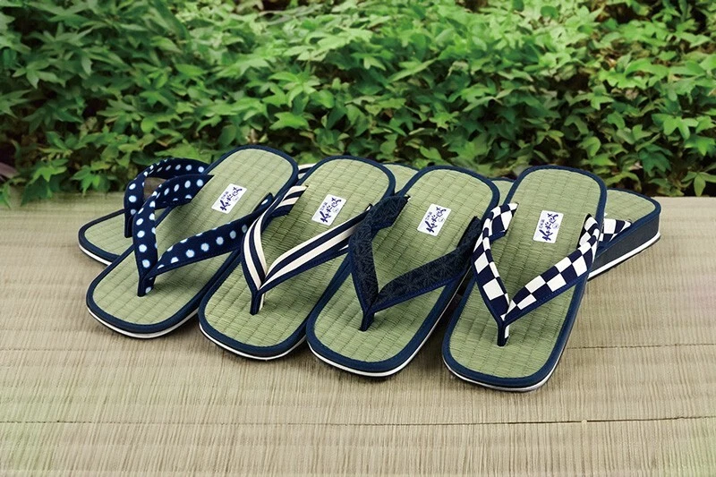 Sandalias Tatami Patrón Japonés Setta Tipo 4 Patrones Talla Libre (~28cm) Foto 2 de 4