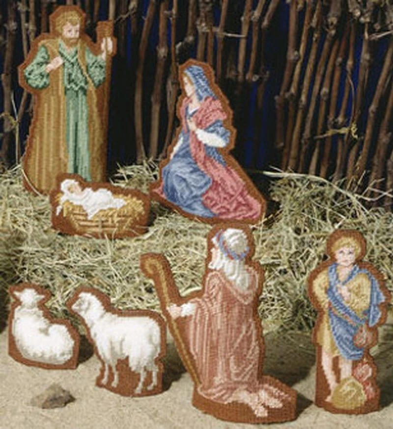 NATIVITY HEIRLOOM Cross Stitch Pattern 3 Book ~ Wise Men, Shephard & Holy Family - Image 4 of 4