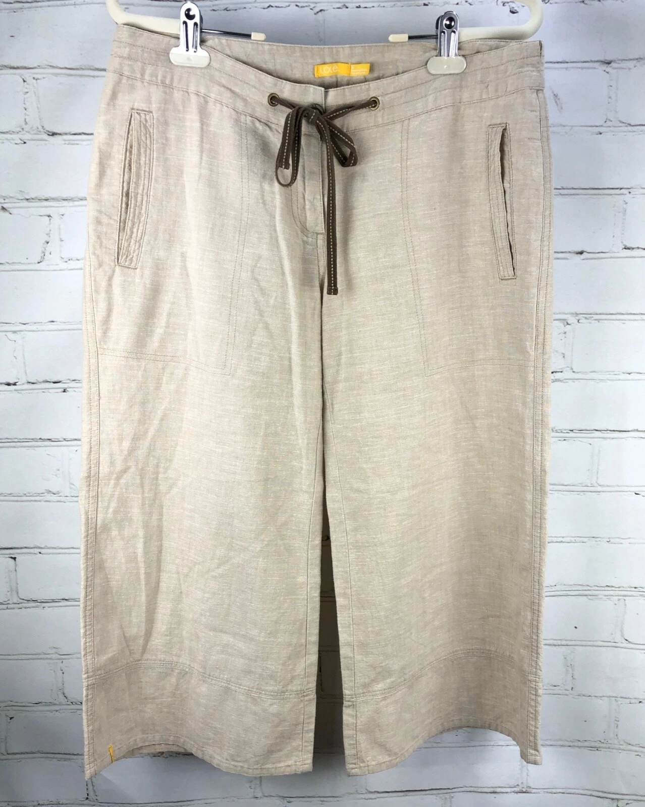 LOLE Capri Crop Pants HEMP / ORGANIC COTTON Women's Size 6