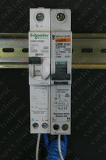 Schneider Merlin Gerin 100mA  RCBO Multi 9 C60H Acti 9 iC60H  - NEW - TESTED