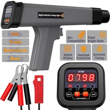 Automotive Digital Timing Light 12V Inductive Ignition System Strobe Lamp