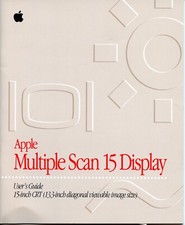 Apple Multiple Scan 15 Display User's Guide  Software Diskette NEW unopened