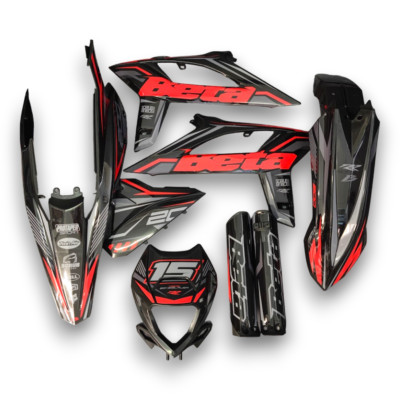 Kunststoff + Grafik appliziert Beta RR 2020 2021 2022 Decals Sticker