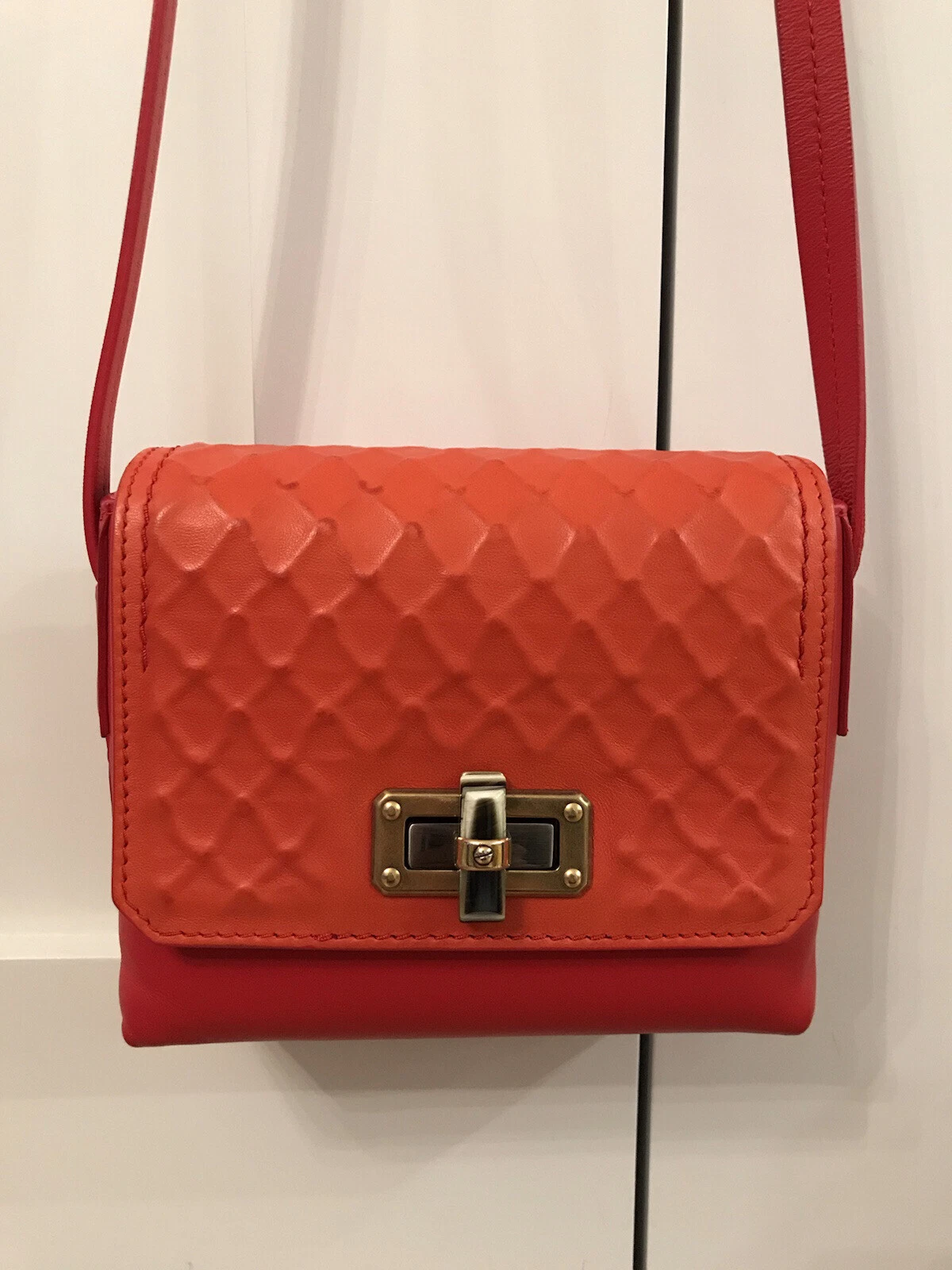 Lanvin — Lanvin Happy Pop Red Crossbody Purse Bag