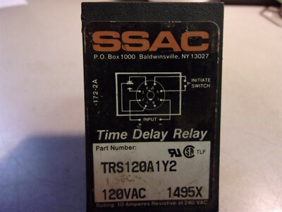 NEW  SSAC 1495X 120VAC Time Delay relay *FREE SHIPPING*