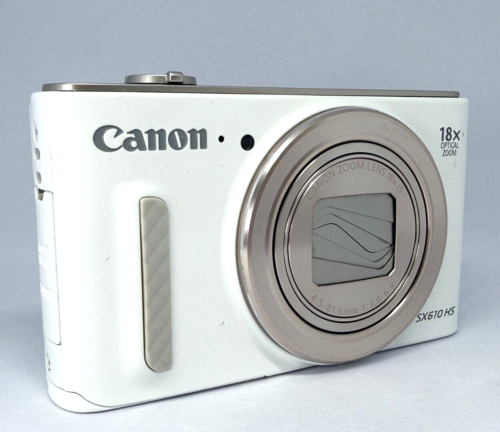 Canon PowerShot SX610 HS White Digital Camera Tested Near Mint Made In Japan - Picture 4 of 18