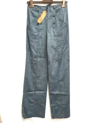 Thomas Rath Damen Hose Blau/Grau Neu mit Etikett