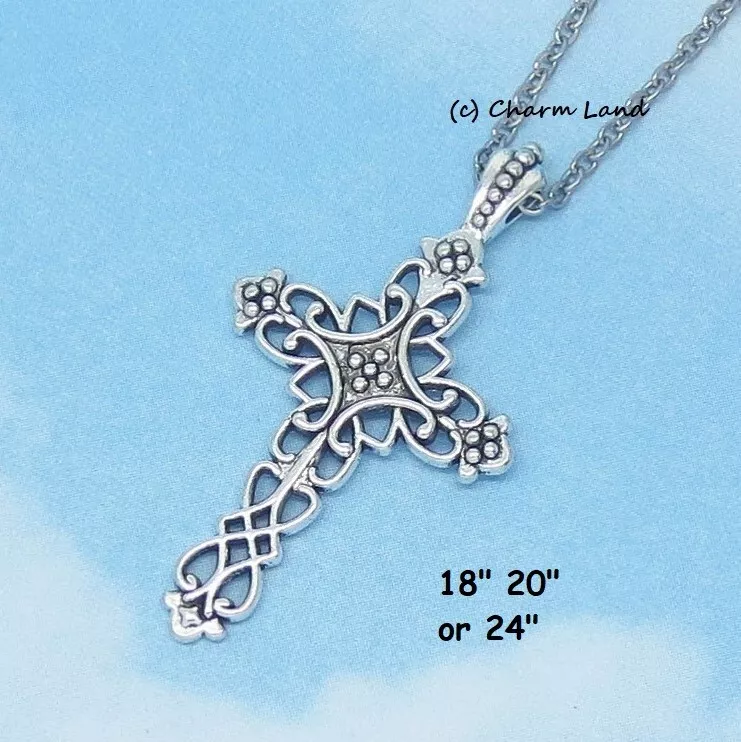 Hypoallergenic cross deals necklace