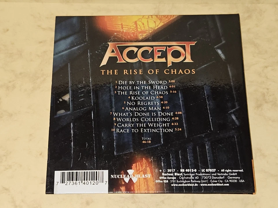 CD Accept- Rise of chaos!!! Heavy Metal!!! - Bild 2 von 2