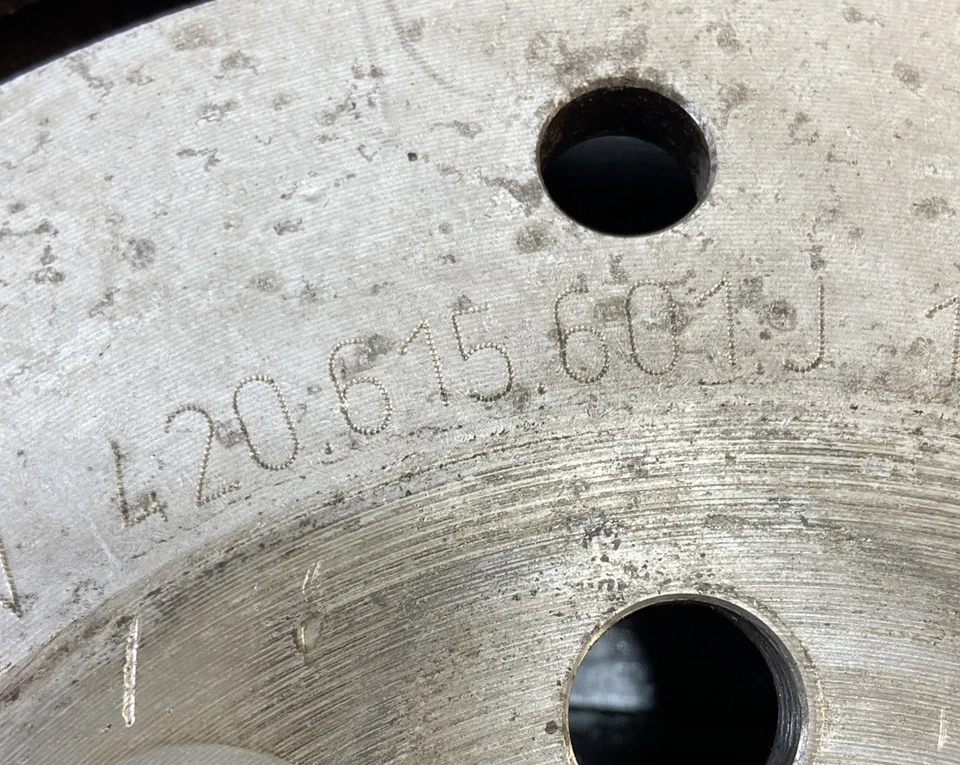 Rotor de disco de freno trasero izquierdo derecho Audi R8 Spyder 2014-2023 34 k millas OEM Foto 4 de 4