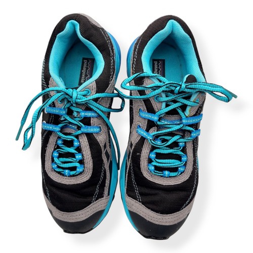 NEW NWOT Ladies sz 7 Patagonia Tsali Trail Running Shoes Black Aqua Blue T80664 - Bild 7 von 9