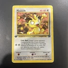 Pokemon Card Meowth 62/82 1st Edition Team Rocket