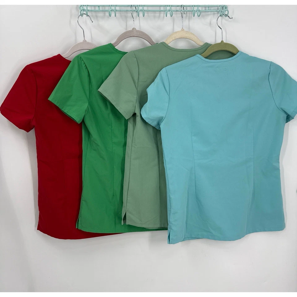 Figs Technical Collection, Set Of 4 V-Neck Scrub Tops XXS - Image 2 of 4