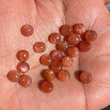Natural Sunstone Round 4x4 mm to 20x20 mm Cabochon Loose Gemstone Lot