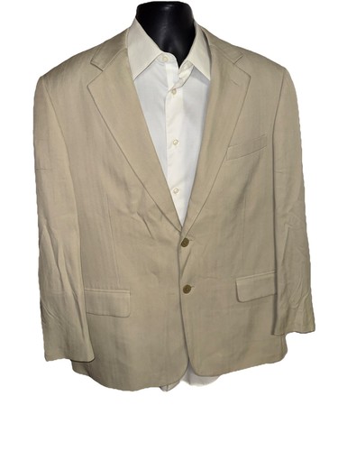 STAFFORD Executive Men's 42S Tan Executive Classic Fit Blazer