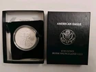 2006-W AMERICAN EAGLE 1-OZ .999 SILVER UNCIRCULATED COIN COA & OGP