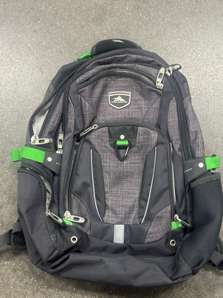 High Sierra Elite бизнес рюкзак серый зеленый поток воздуха охлажденный подвеска - ноутбук - Изображение 2 из 4