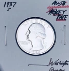 New Listing1937-S  GEM AU+++  KEY DATE!  U.S. WASHINGTON QUARTER.