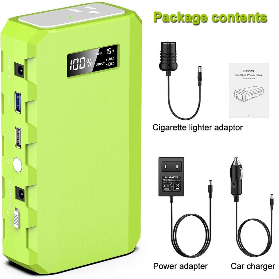 Portable Power Station Lithium Ion 24000mAh 88.8Wh AC Outlet for Camping Travel