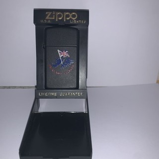 Vintage Lighter Untested Falklands black zippo