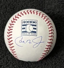 Cal Ripken Jr SIGNED Autograph HOF LOGO OMLB Baseball FANATICS COA Pearl White !