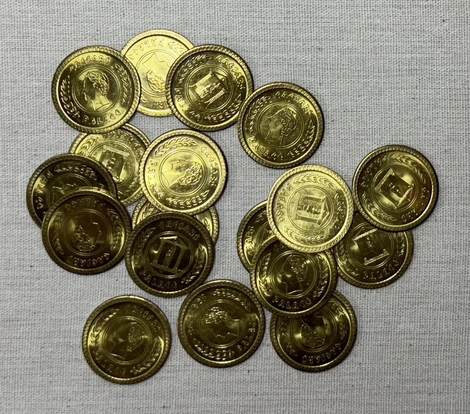 Franklin Mint Caesars Palace máquinas tragamonedas JackPot con monedas  Foto 2 de 4