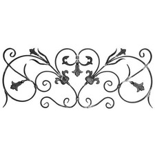 Ornement en fer forgé fer forgé 400x1000mm grille pour garde-corps clôture...