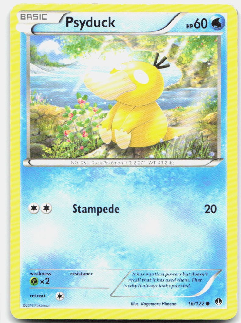 PSYDUCK 16/122 COMMON BREAKpoint Pokemon HP