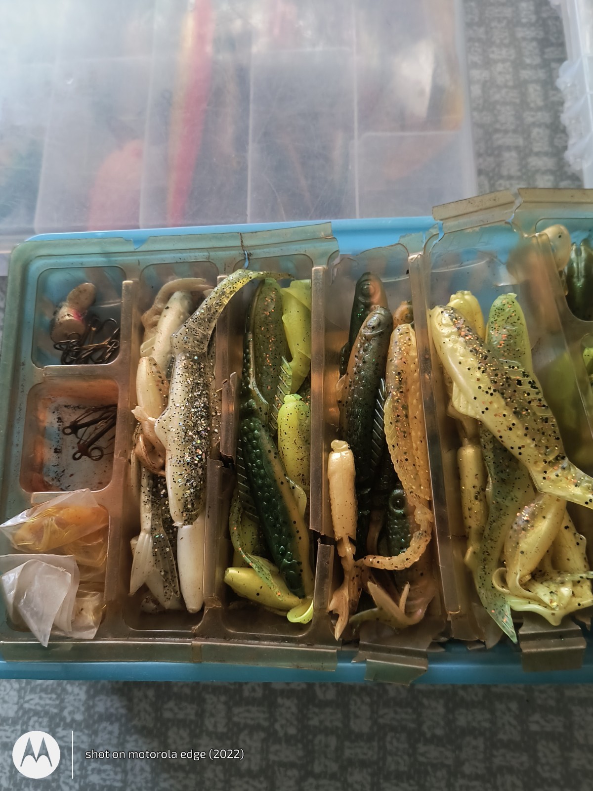 Bass Fishing Jigs/ Spinners / Tackle Etc ( 4 Plastic Boxes! Lots & Lots of... - Image 12