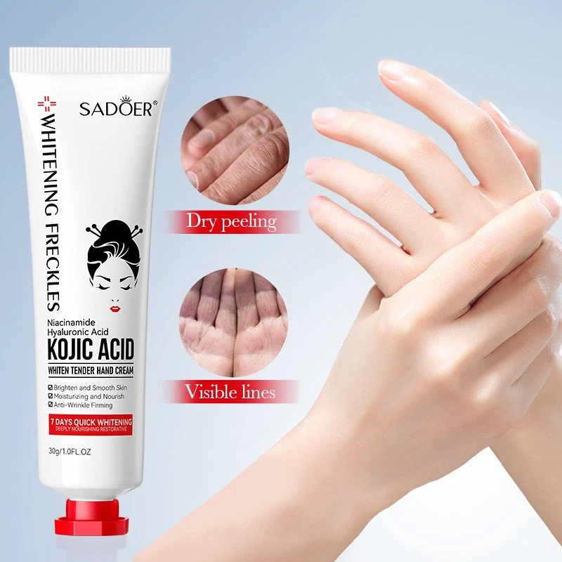 Kojic Acid Beautiful White Skin Rejuvenation Hand Cream Beautiful Autumn And Win - Image 2 of 4
