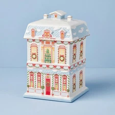RARE SOLD OUT 2025 Lenox Spice Village Christmas Cookie Jar - NEW IN HAND
