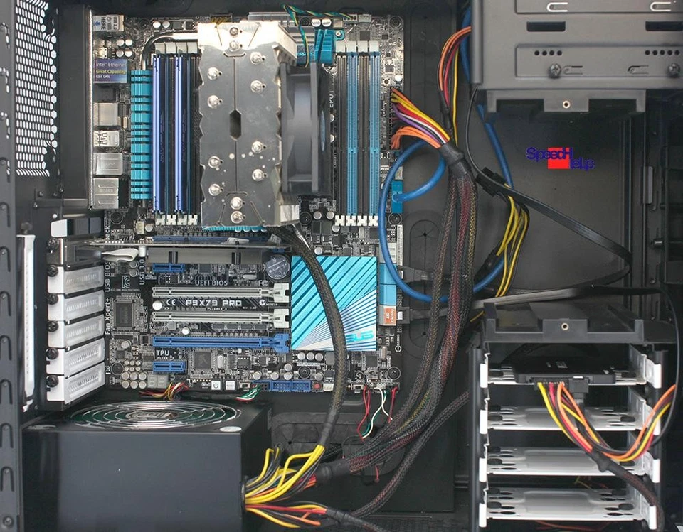 ASUS P9X79-PRO Intel Core i7 3960X Computadora PC 256GB SSD 8GB RAM Windows 10 - Imagen 4 de 4