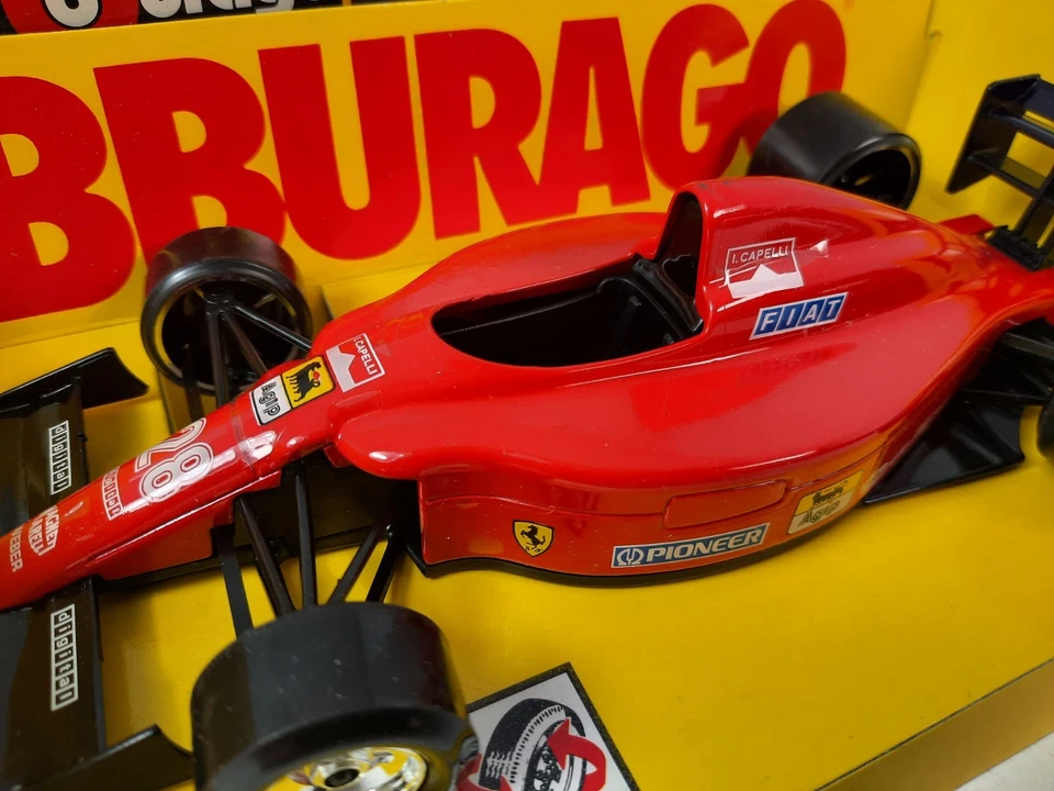 Burago Bburago Ferrari 641/2 #28 Ivan Capelli 1/24 6128 - Immagine 3 di 3