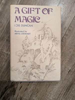 SIGNED A Gift of Magic by Lois Duncan 1971 6th Printing Hc/Dj 