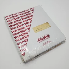 SEALED 1981 MicroPro WordStar 3.24 Word Processing Software for Micro Processors