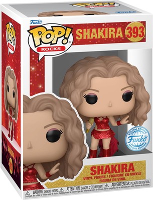 Figur - Shakira: Funko Pop! Rocks - Shakira (Super Bowl) (Vinylfigur 393)