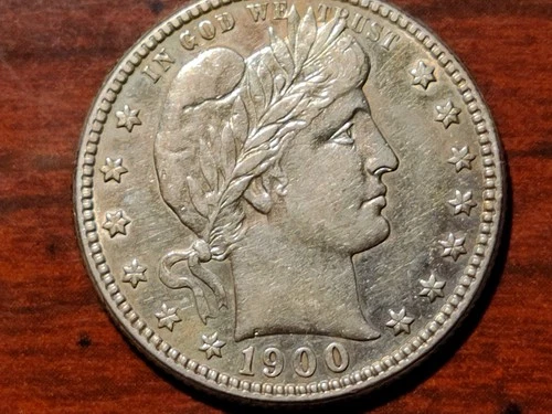1900 s Barber Quarter XF/AU ?