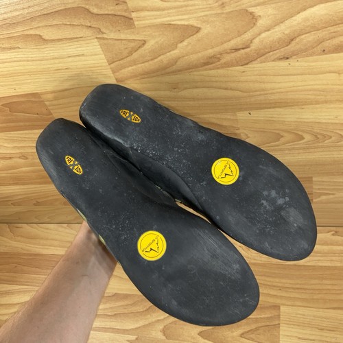 La Sportiva Tarantulace Herren Kletterschuhe Größe 13 Kiwigrün Grau Schwarz - Bild 8 von 12