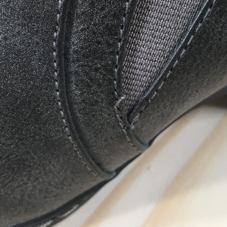 Croft & Barrow Botas Mujer 9.5 M Ortholite Maid Botín Gris Informal Bloque Foto 3 de 4