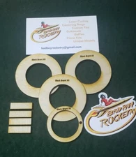 Black Brant XII Upgrade Kit For Estes 9723 Model Rocket Kit - Rings Only Version